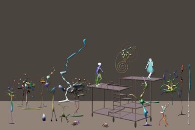 Escenografía Ópera Bastián y Bastiana. 2005